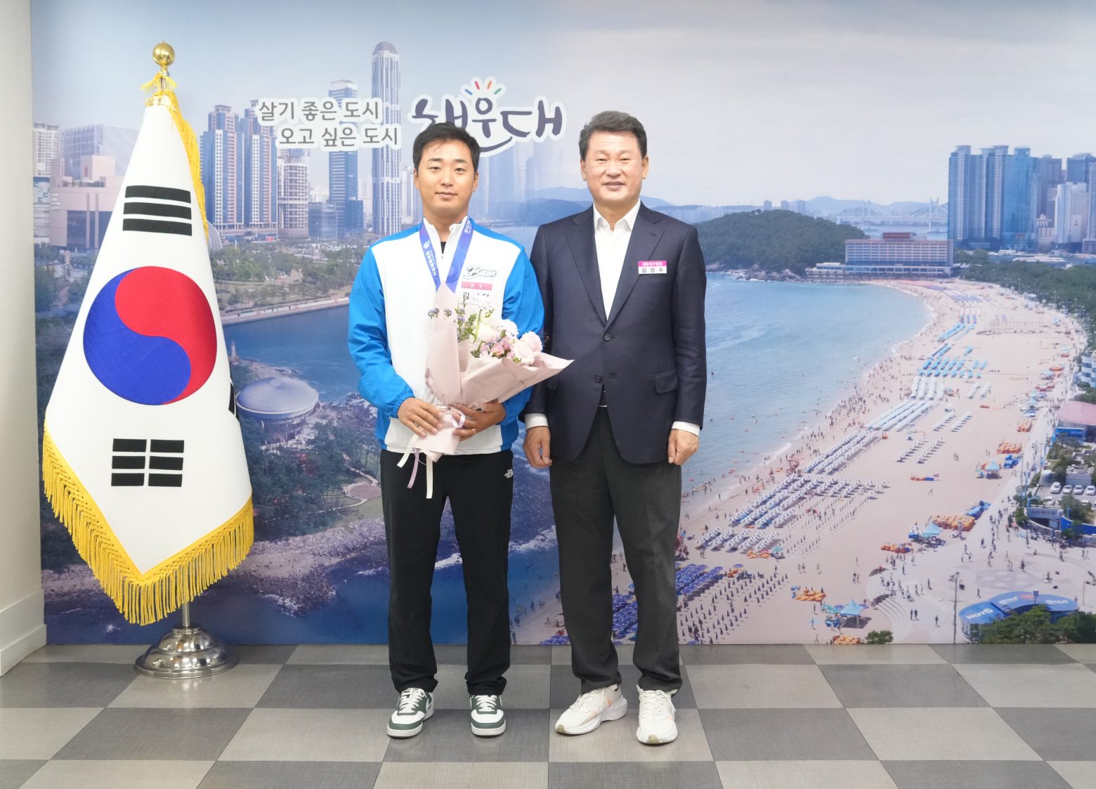 261028-해운대구청 요트팀 '아시안게임 ·전국체전 우수성적 축하' 접견